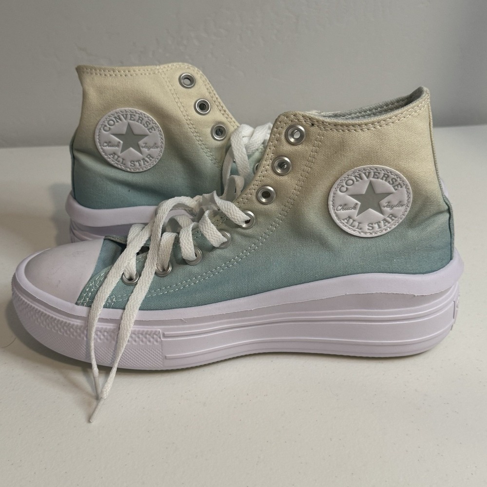 Converse Chuck Taylor All Star Move Platform Ombre Women's /A07197C white/pink - Picture 9 of 11